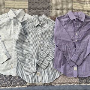 Appaman bundle of 3 boys button down shirts size 6T